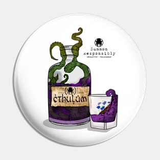 Cthulum: The Rum of Lovecraft Pin