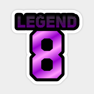 8 Legend // Futuristic // Purple Magnet