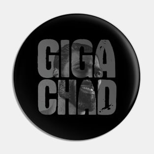 Gigachad Meme Pin