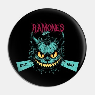 Ferocious Monster Ramones Pin