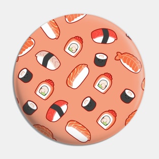 Sushi Salmon-ish background Pin