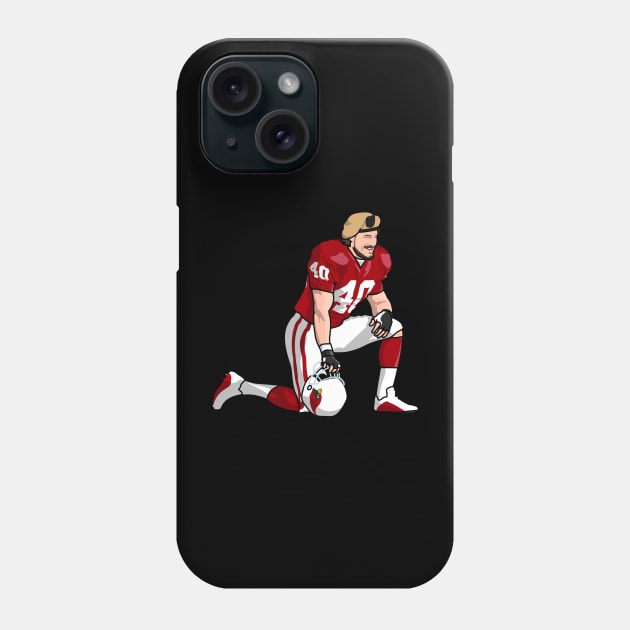 Tillman patriot Phone Case by Seeyaseiya