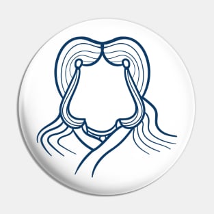 Katara Outline Silhouette Pin