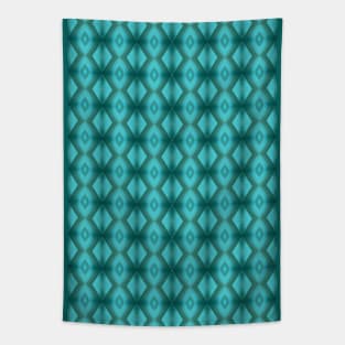 Turquoise Diamonds Tapestry