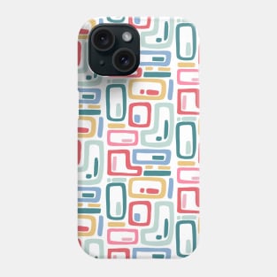 Square Geometric Pattern in Bright Phone Case