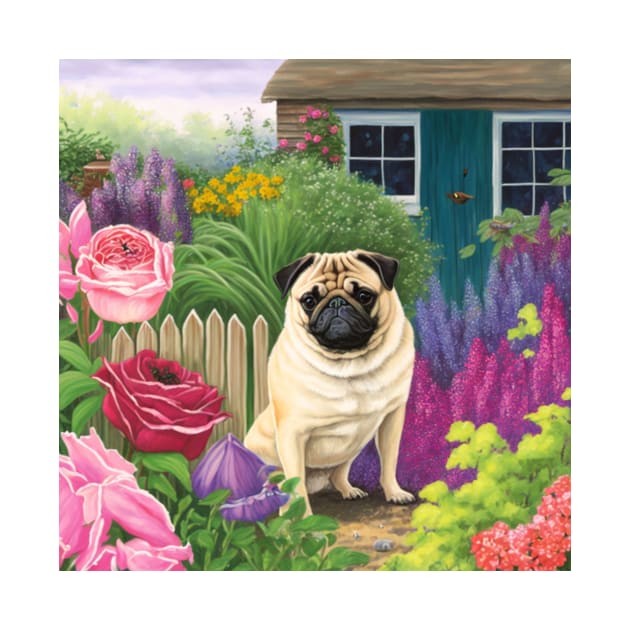 Pugsley amongst the blooms by hamptonstyle