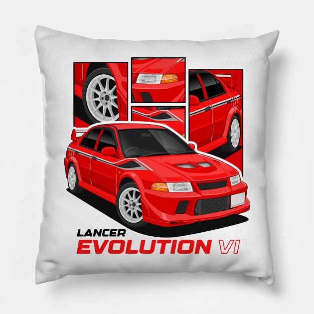 EVO VI Pillow by squealtires