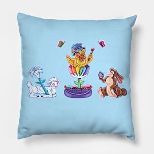 Spring Easter Party Friends Pillow