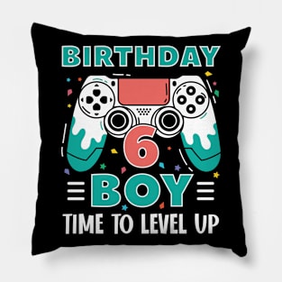 Birthday Boy Video Game B-day Gift For Boys Kids Pillow