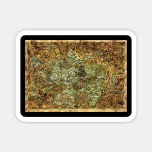 Old Nautical Map 6 (Fantasy). Magnet