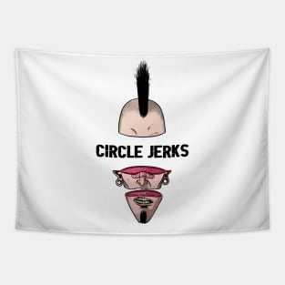 Punk Man Circle Jerks Tapestry