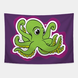 Little Octopus Tapestry