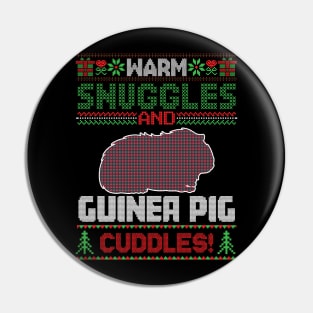 Guinea Pig Christmas Pajama Ugly Christmas Sweater Pin