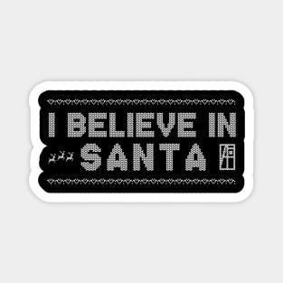 I Believe in Santa - Family Christmas - Merry Christmas Magnet