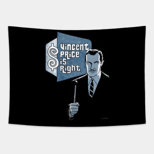 Vincent Price Is Right Tapestry