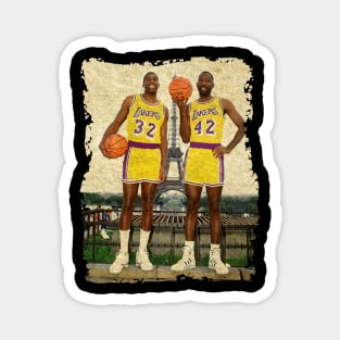 Magic Johnson and James Worthy, 1991 Magnet