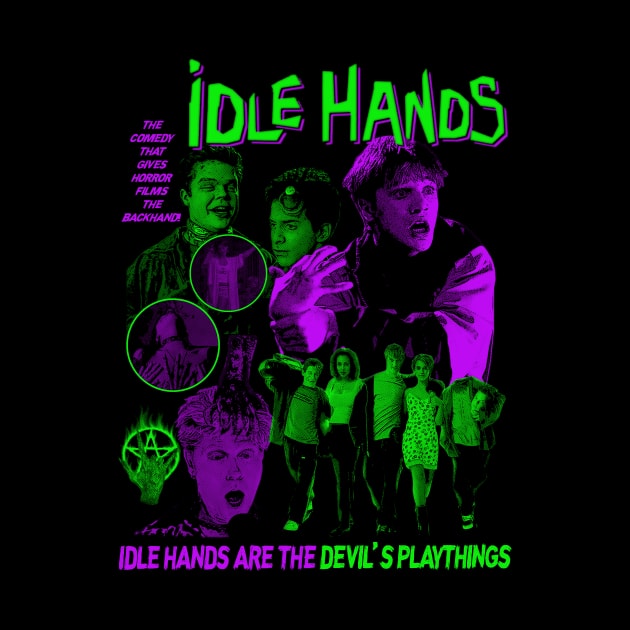 IDLE HANDS - A boy and his hand by WithinSanityClothing