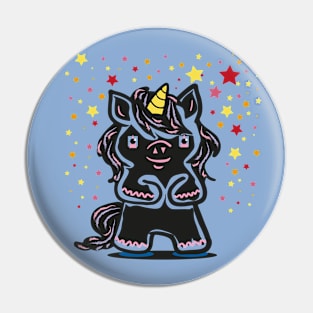 funny  unicorn Pin