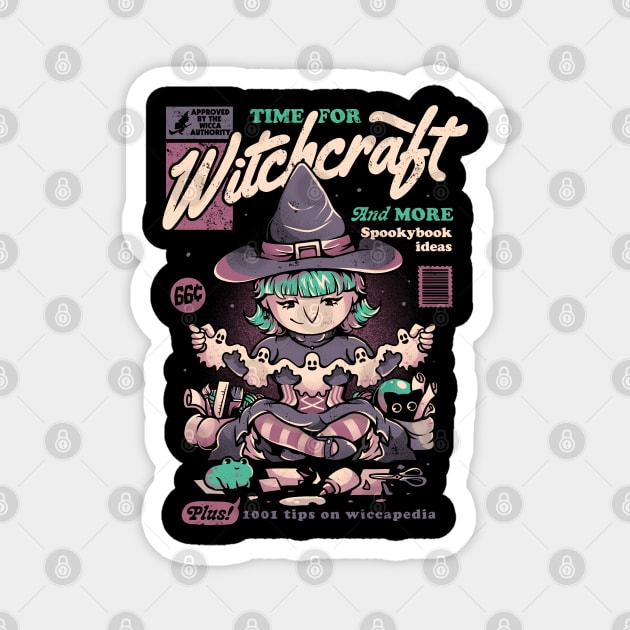 Witchcraft - Funny Halloween Witch Gift Magnet by eduely