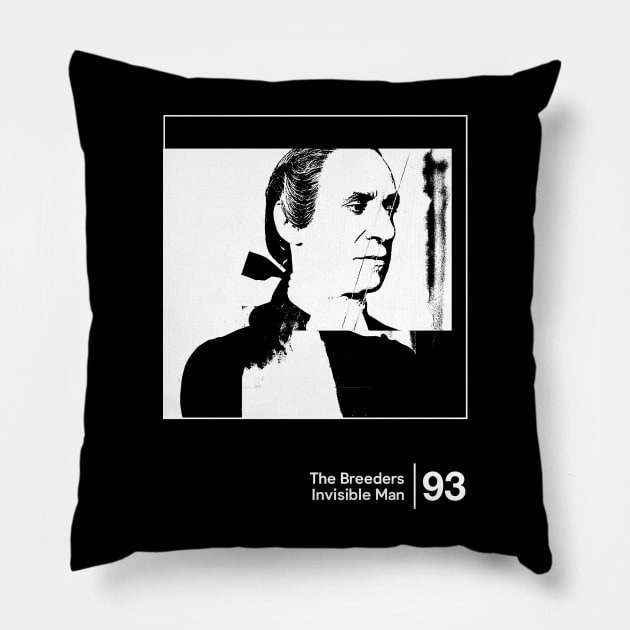 The Breeders - Minimalist Graphic Artwork Design Pillow by saudade