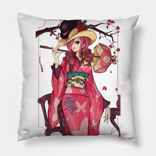 Vinsmoke Reiju One Piece Fashion Pillow by KDungUniversal