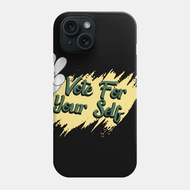 vote for your self Phone Case by Riyadkhandaker