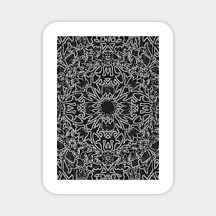 Black and white modern classic Magnet