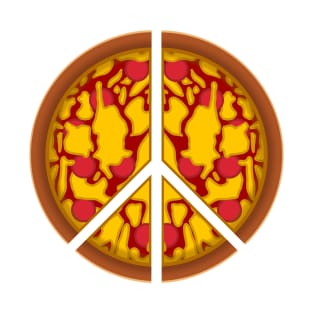 Peace sign pizza! T-Shirt