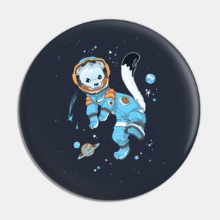 Space Ermine Pin