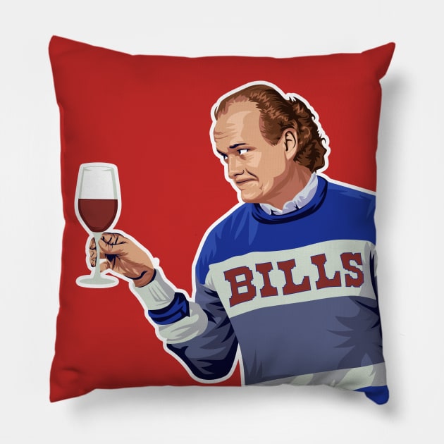 Frasier Crane Buffalo Pillow by Carl Cordes