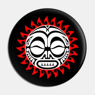 Polynesian sun tattoo Pin