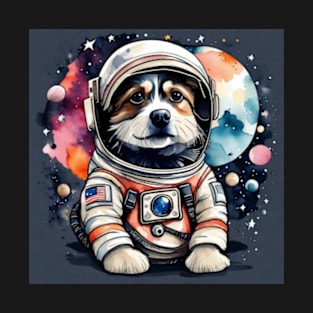 Cute space dog gift ideas T-Shirt