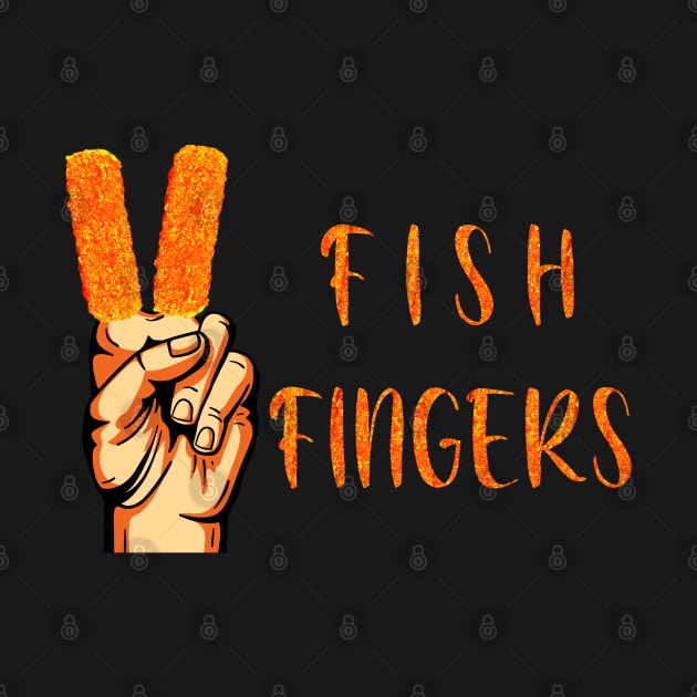 Fish Fingers funny graphic by Mint Forest