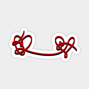 RED HEARTS Magnet