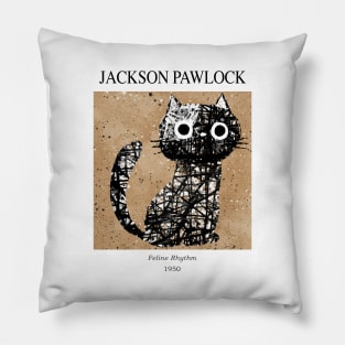 Jackson Pawlock Gallery cat Pillow