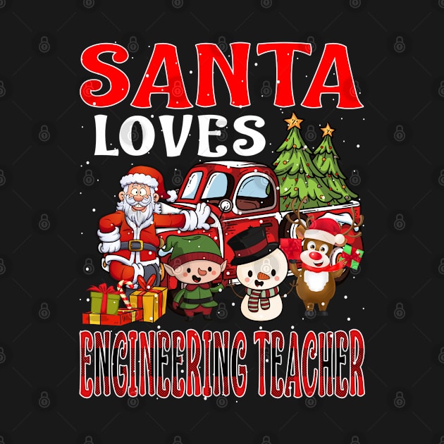 Santa Loves Engineering Teacher by intelus