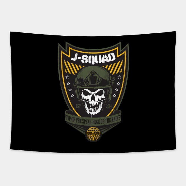 J-SQUAD Tapestry by MatamorosGraphicDesign