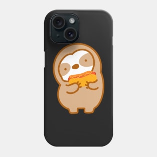 Easily Distracted By Hot Dog Sloth Phone Case