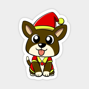 Dog Elf Magnet