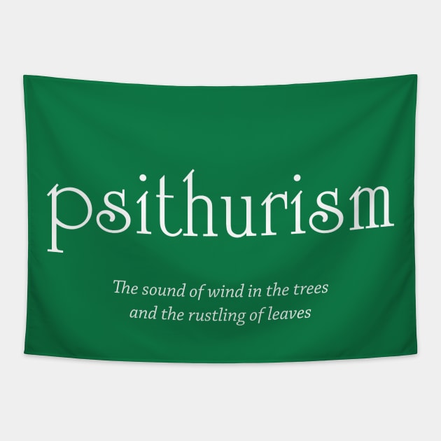 Psithurism - sound of wind in trees and leaves Tapestry by Dalekboy