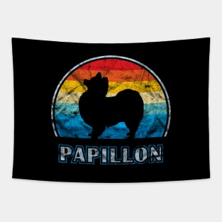 Papillon Vintage Design Dog Tapestry