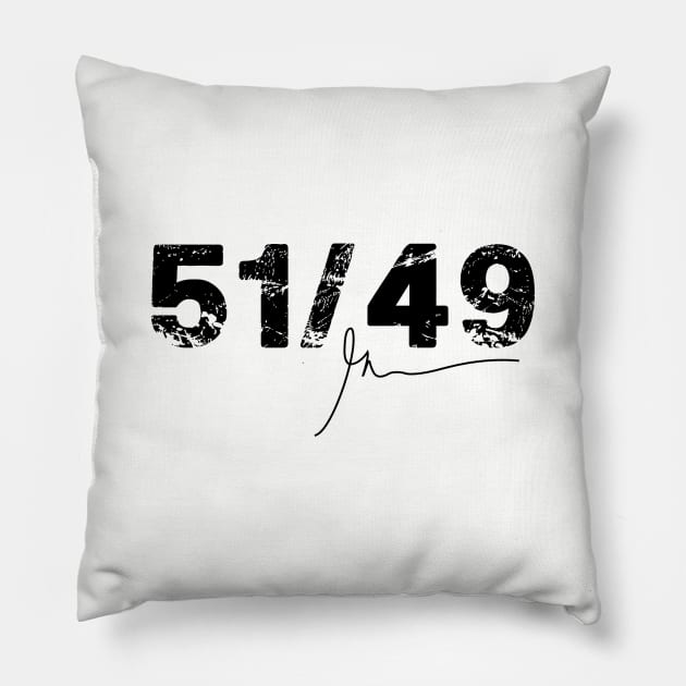 51/49 Give more than you take | Garyvee Pillow by GaryVeeApparel