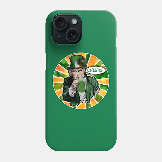 UNCLE ST. PATRICK SAM! Phone Case by SquishyTees Galore!