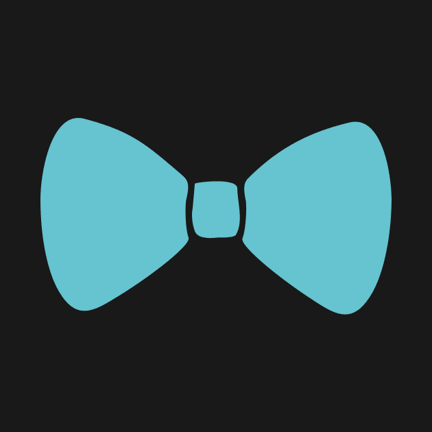 Simple Turquoise Ribbon Bow by XOOXOO