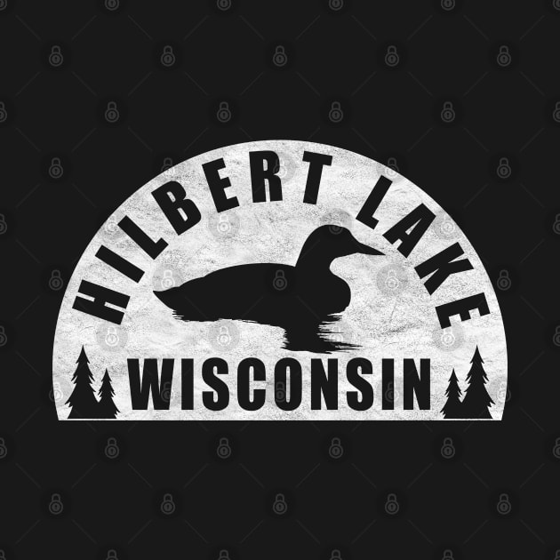 Hilbert Lake Northern Wisconsin Loon by BirdsEyeWorks