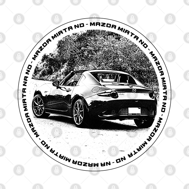 Mazda Miata MX-5 ND Black 'N White 4 by Cero