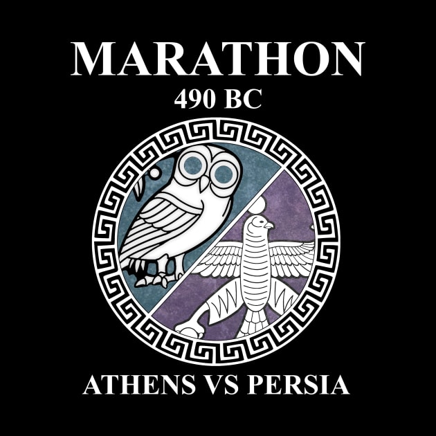 Battle of Marathon Athens vs Persia 490 BC by AgemaApparel