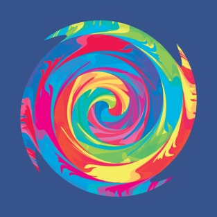 Rainbow Spiral 4 T-Shirt