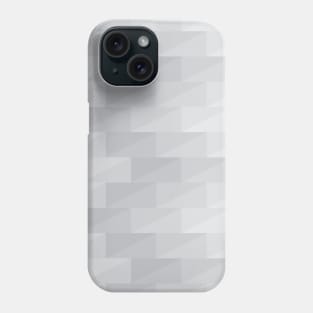 Gray tone cubes with zig zag shape Phone Case