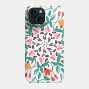 Watercolor aesthetic florals Phone Case